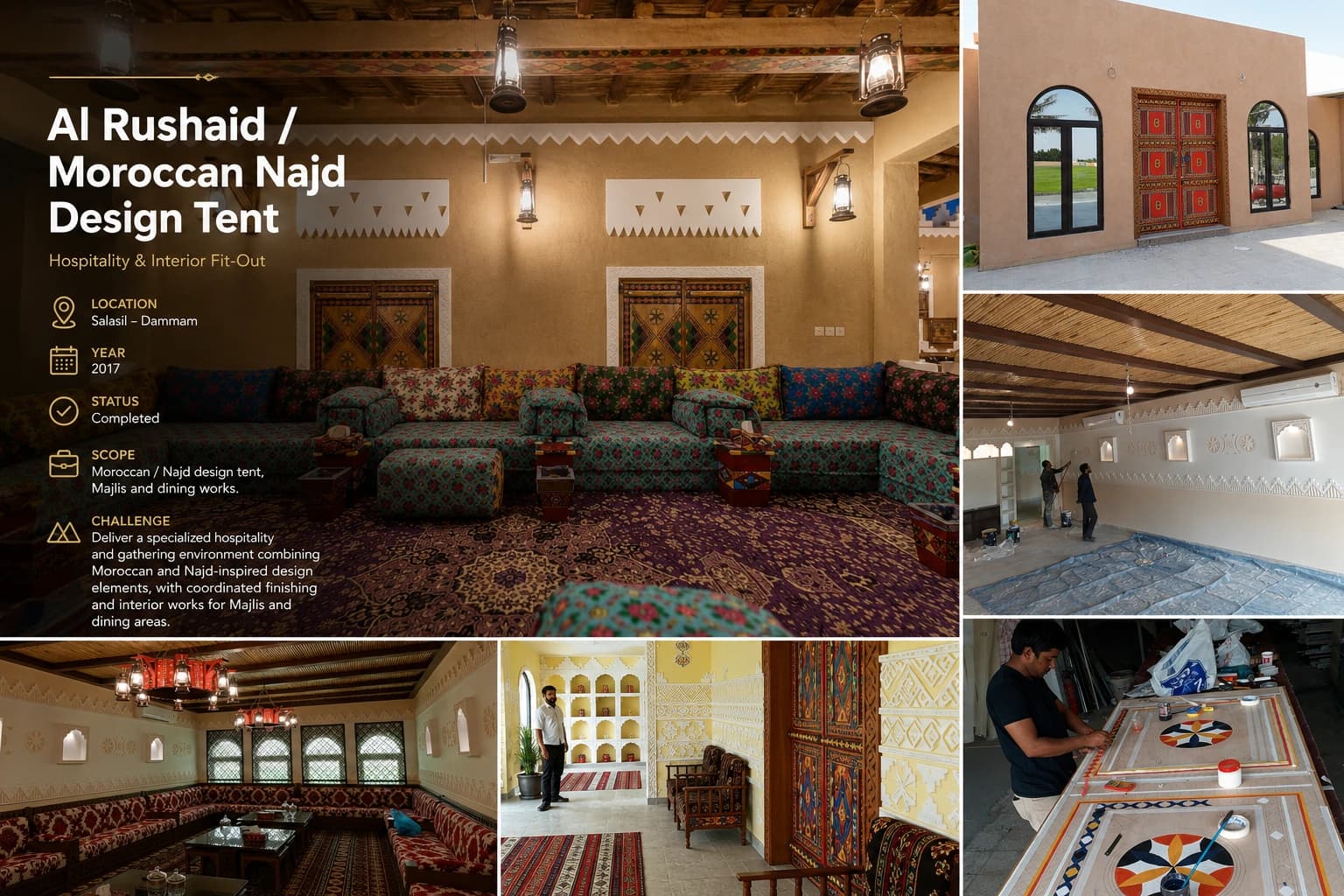 Al Rushaid / Moroccan Najd Design Tent project