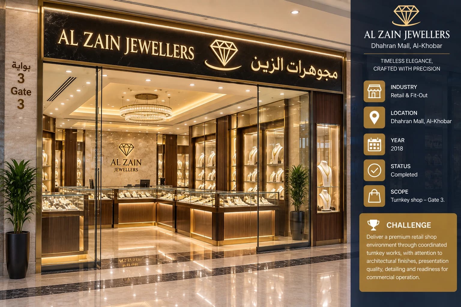 Al Zain Jewellers project
